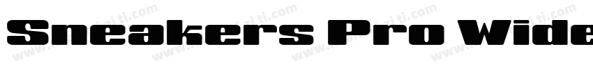 Sneakers Pro Wide Wi字体转换